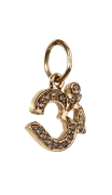 Diamond Aum Pendant charm